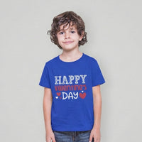 Kids Happy Valentine Day T-Shirt – Youth Valentine’s Day Graphic Tee – Soft Cotton Holiday Shirt for Boys & Girls