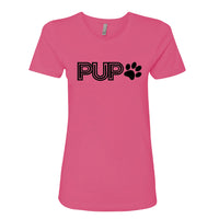 "Pup" Casual Tee – A Modern, Minimalist T-Shirt for the Dog Lover