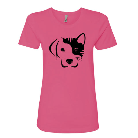 "Team Paws" Women's T-Shirt – The Ultimate Tee for Dog and Cat Lovers