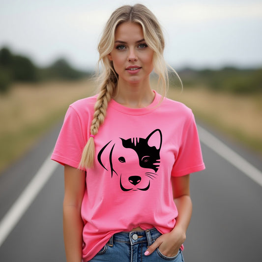 "Team Paws" Women's T-Shirt – The Ultimate Tee for Dog and Cat Lovers