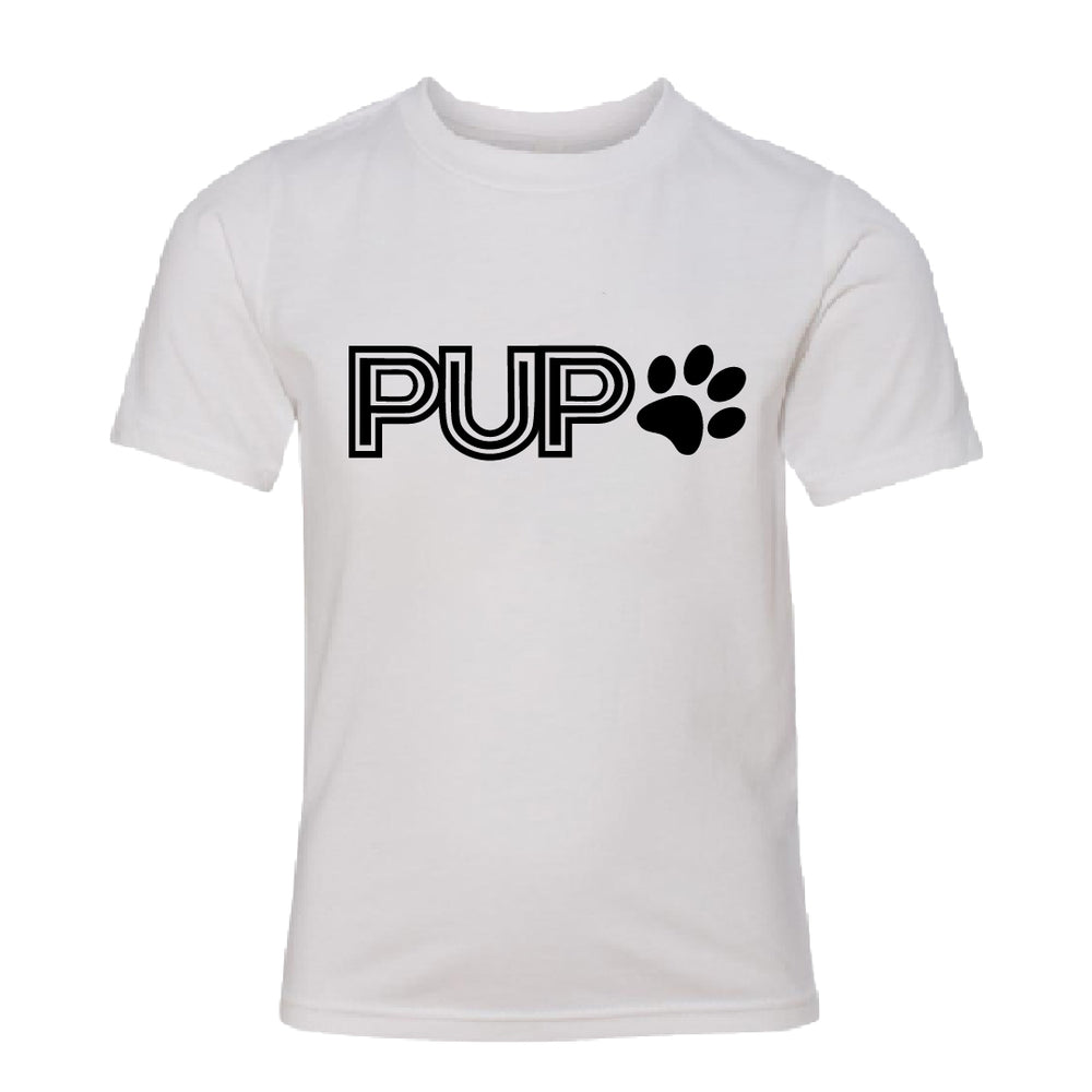 Adorable "PUP" Youth T-Shirt – The Minimalist Tee for Little Dog Lovers