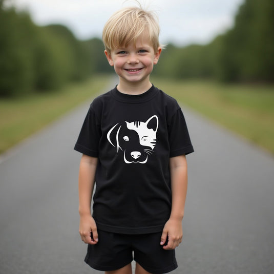Team Paws" Youth T-Shirt – The Perfect Dog and Cat Lover's Tee for Kids