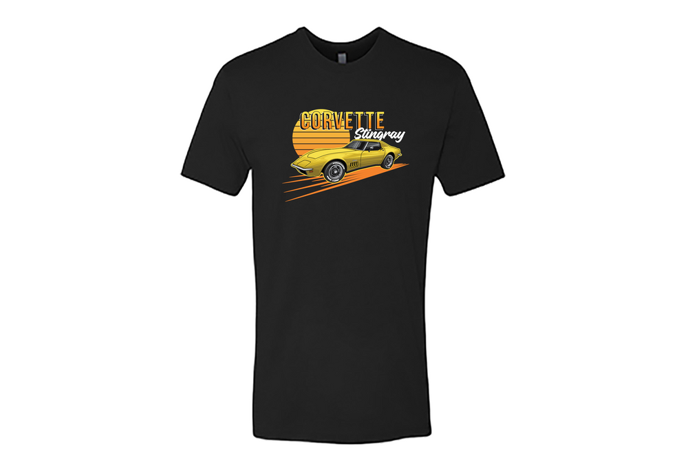 Men’s Chevrolet Corvette T-Shirt – Muscle Car Power & American Pride | Sizes S–2XL | Classic Car Enthusiast Tee