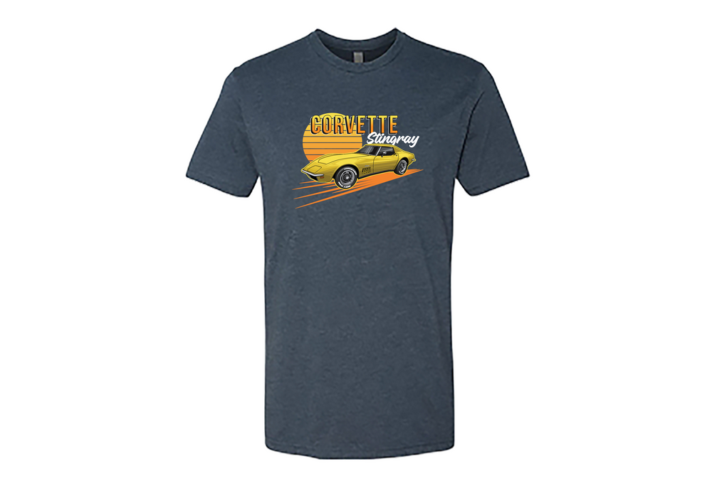 Men’s Chevrolet Corvette T-Shirt – Muscle Car Power & American Pride | Sizes S–2XL | Classic Car Enthusiast Tee