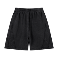 Unisex Vintage Wash Raw Edge Shorts | shorts men,shorts women,shorts,short sleeve button down,short sleeve tops for women