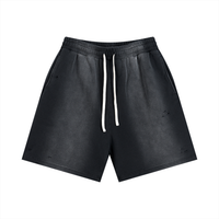 Unisex Sun Fade Distressed Shorts
