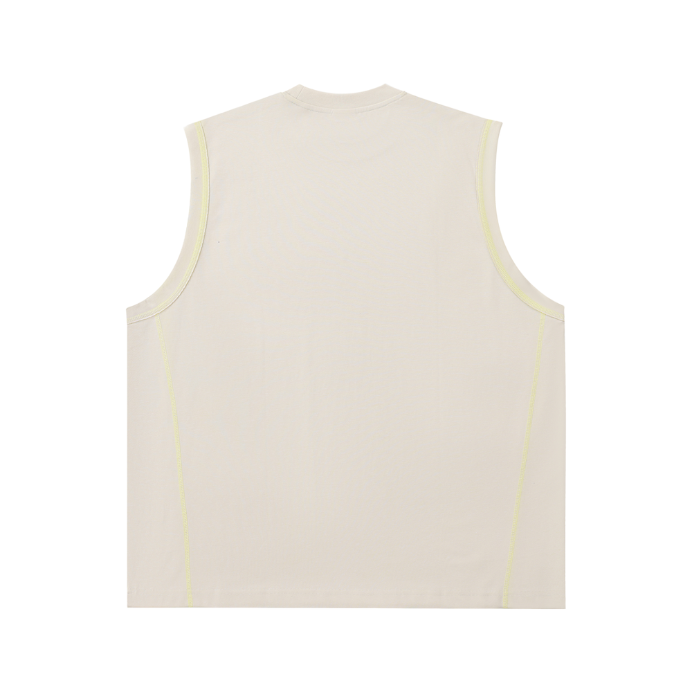Unisex Contrast Panel Cooling Performance Tank Top