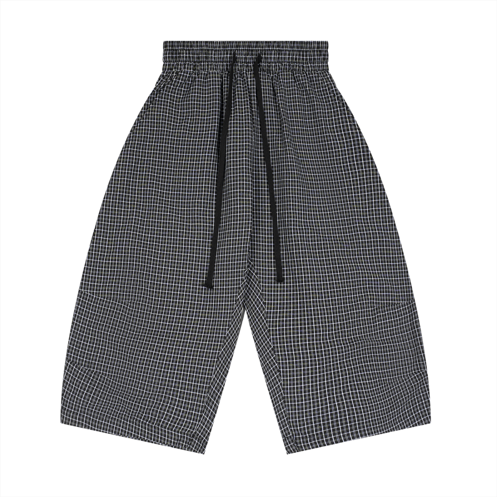 Unisex Plaid Loose Capri Shorts | shorts men,shorts women,shorts,short sleeve button down,short sleeve tops for women