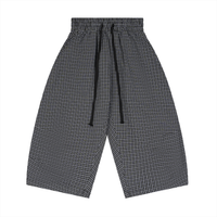 Unisex Plaid Loose Capri Shorts | shorts men,shorts women,shorts,short sleeve button down,short sleeve tops for women