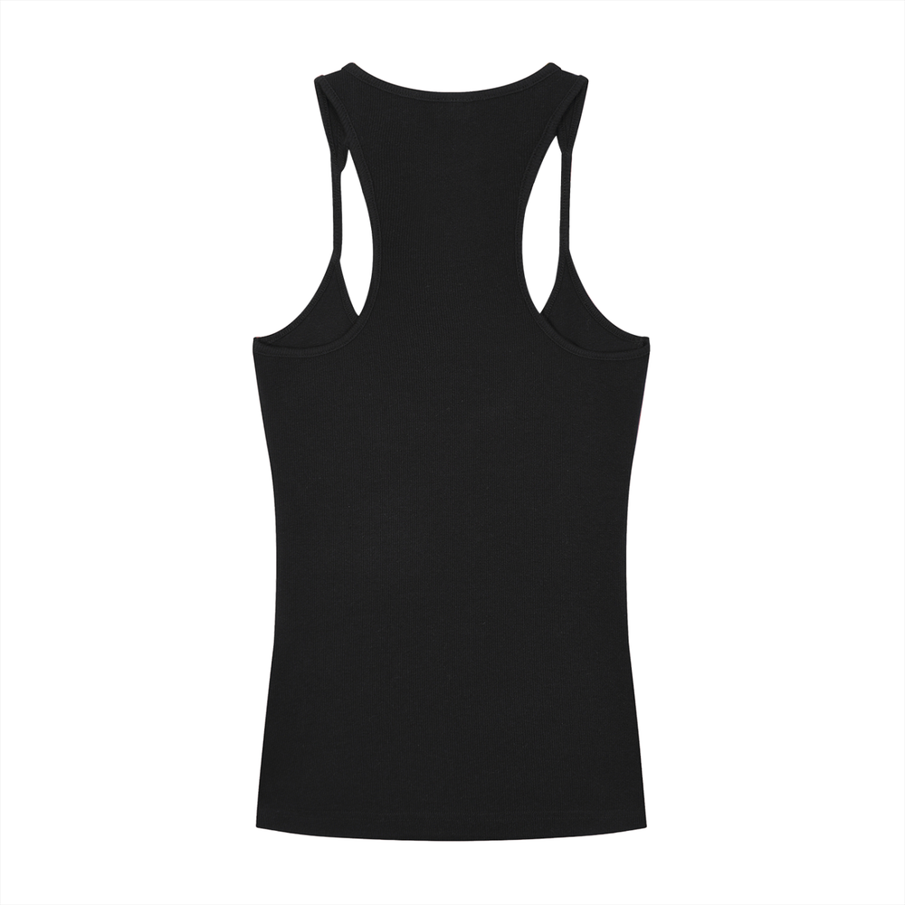 Women Slim Fit Ribbed Racerback Tank Top | tank top,tank top,tank tops women,tank top with built in bra,tank tops women y2k