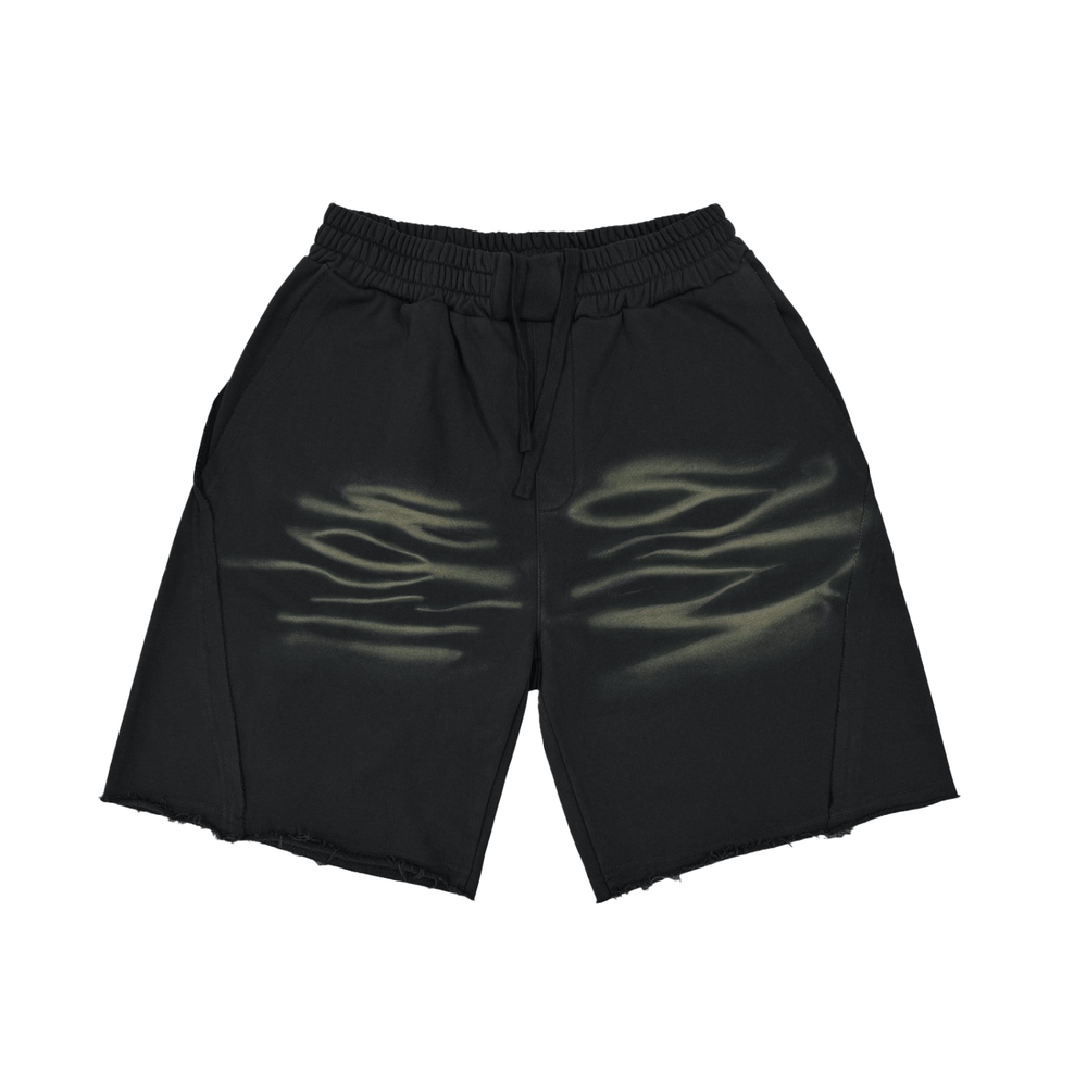 Unisex Vintage Washed Tiger Stripes Short Pants | shorts men,shorts women,shorts,short sleeve button down,short sleeve tops for women
