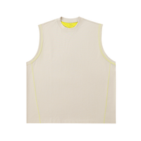 Unisex Contrast Panel Cooling Performance Tank Top