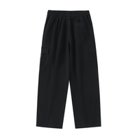Men Drawstring Waist Straight-Leg Cargo Pants