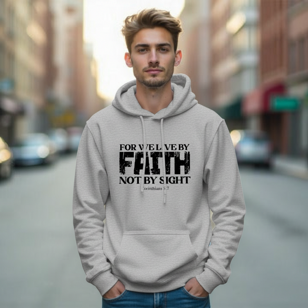 Faith Forward Unisex Hoodie – Inspirational Christian Streetwear