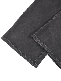 Unisex Snow Washed Straight Leg Pants