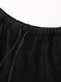 Unisex Vintage Washed Tiger Stripes Short Pants | shorts men,shorts women,shorts,short sleeve button down,short sleeve tops for women