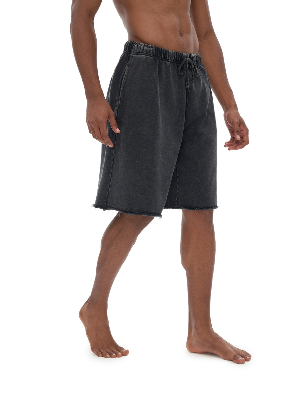 Men Snow Washed Raw Hem Shorts | shorts men,shorts women,shorts,short sleeve button down,short sleeve tops for women