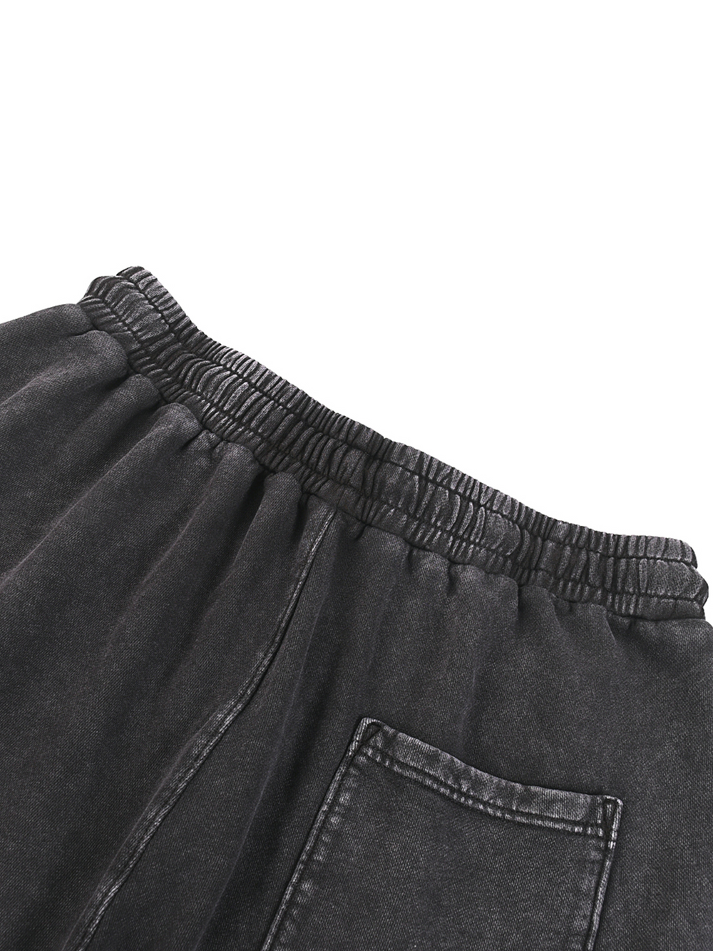 Unisex Snow Washed Straight Leg Pants
