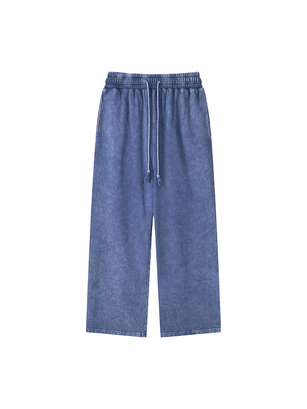 Unisex Snow Washed Straight Leg Pants