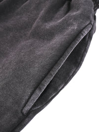 Unisex Snow Washed Straight Leg Pants