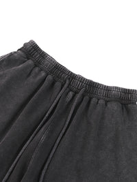 Unisex Snow Washed Straight Leg Pants