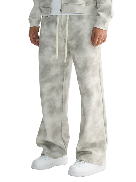 Unisex Dirty Washed Fleece Sweatpants