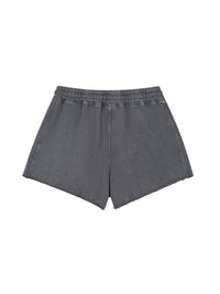 Women Snow Washed Raw Edge Drawstring Shorts | shorts men,shorts women,shorts,short sleeve button down,short sleeve tops for women