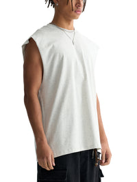 Unisex Raw Edge Cotton Tank Top