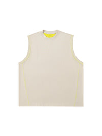 Unisex Contrast Panel Cooling Performance Tank Top