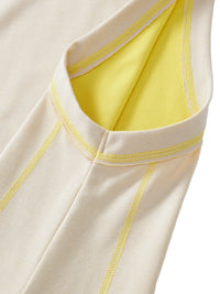 Unisex Contrast Panel Cooling Performance Tank Top