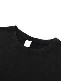 Unisex Snow Washed Raw-Hem Tank Top