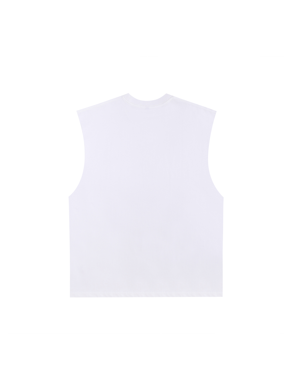 Unisex Raw Edge Cotton Tank Top