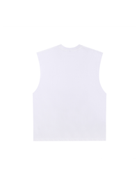 Unisex Raw Edge Cotton Tank Top