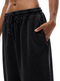 Unisex Snow Washed Straight Leg Pants