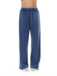 Unisex Snow Washed Straight Leg Pants