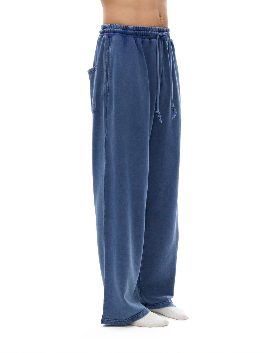 Unisex Snow Washed Straight Leg Pants