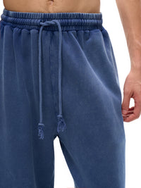 Unisex Snow Washed Straight Leg Pants