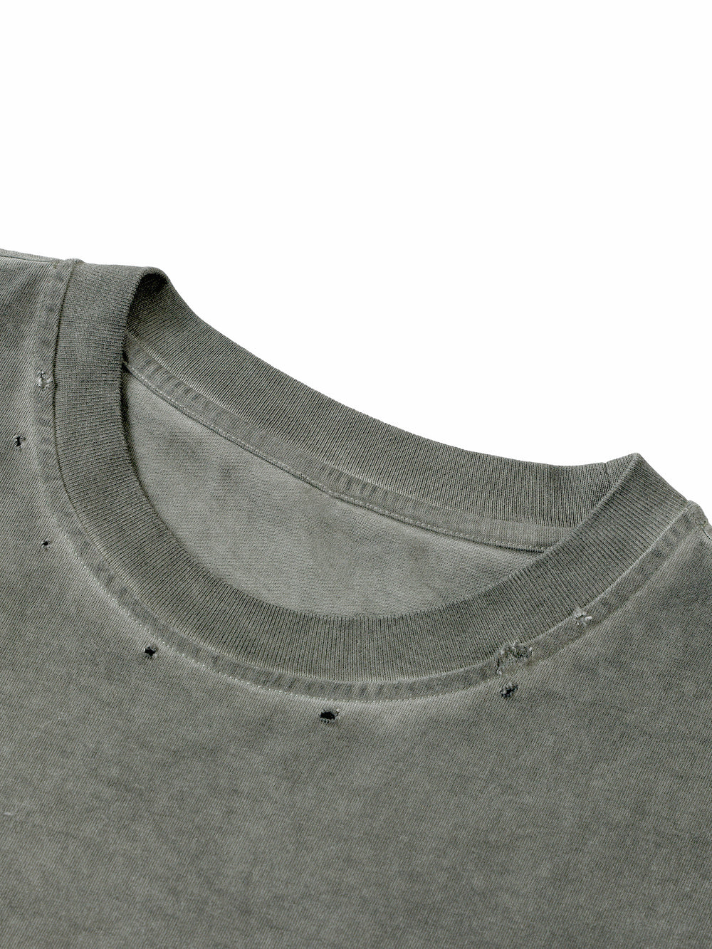 Unisex Distressed Grommet Eyelet Tank Top