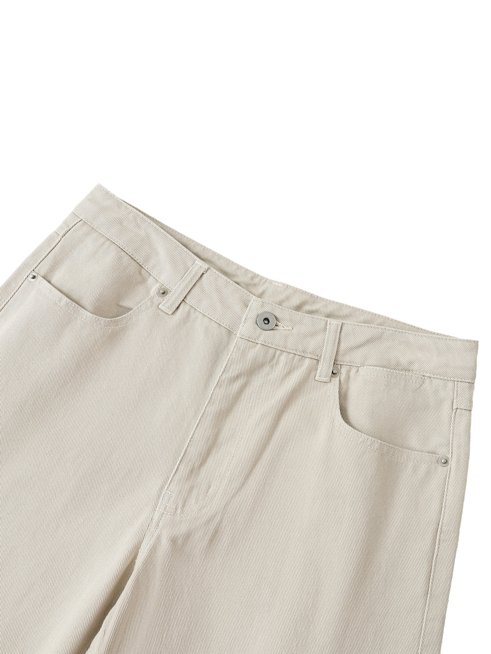 Men Heavyweight Cotton Straight-Leg Pants