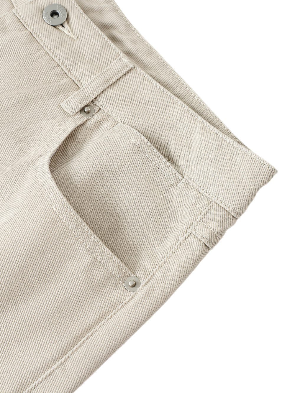 Men Heavyweight Cotton Straight-Leg Pants