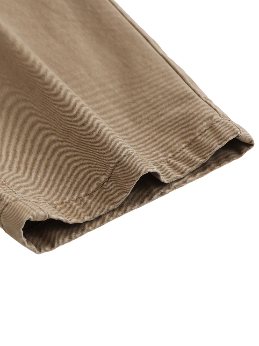 Men Cotton Elastic-Waist Cargo Pants