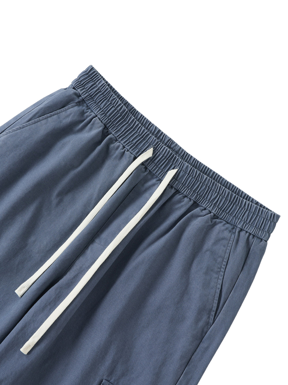Men Drawstring Waist Straight-Leg Cargo Pants