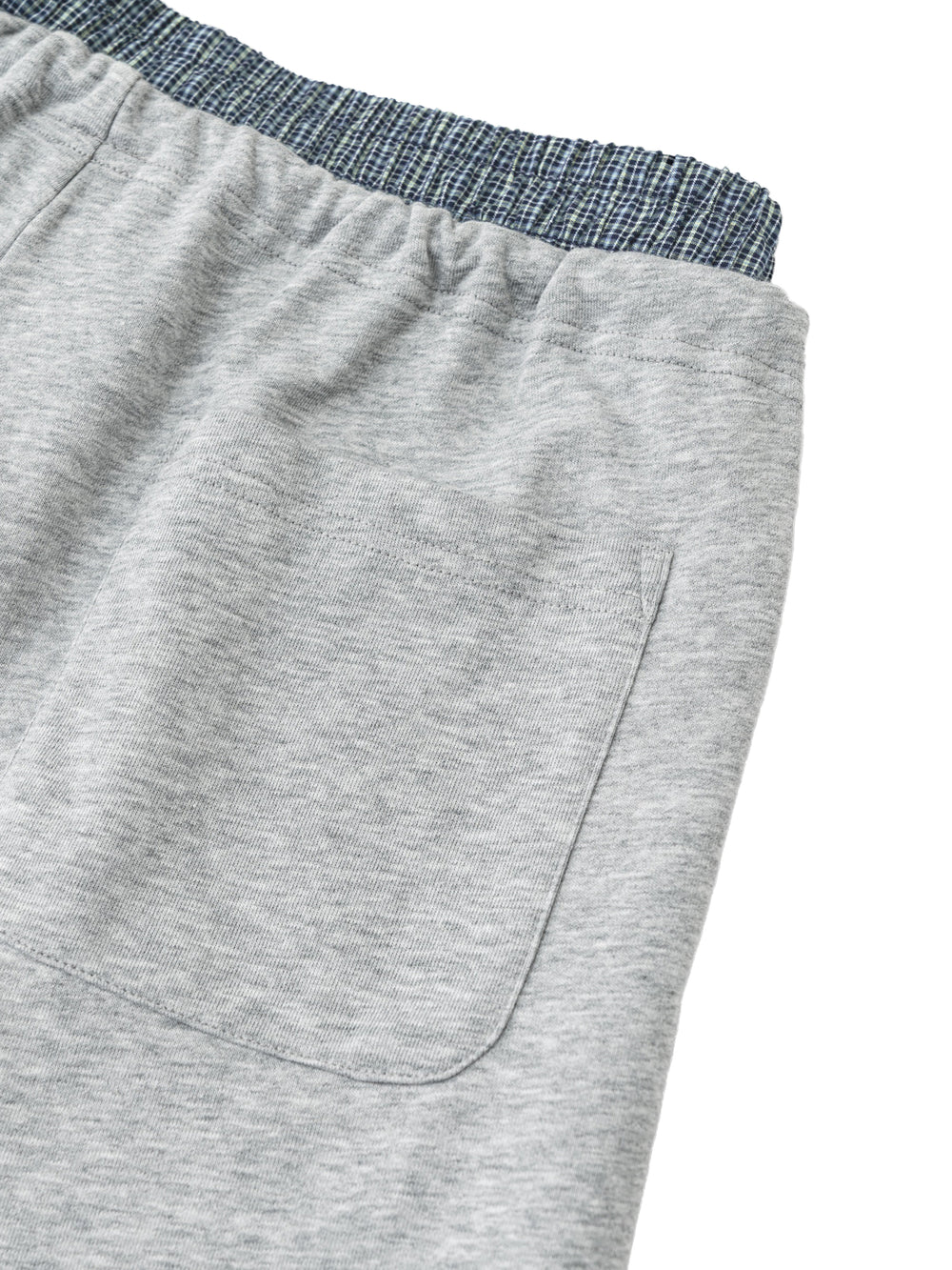 Unisex Plaid Contrast Waist Pants
