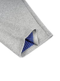 Unisex Plaid Waistband Barrel Sweatpants