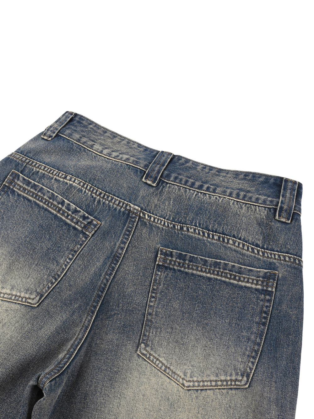 Unisex Vintage Wash Baggy Denim Shorts