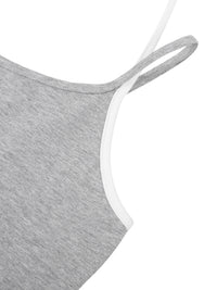 Women Contrast Binding Halter | Tank Toptank top,tank top ,tank tops women,tank top with built in bra,tank tops women y2k