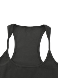 Women Slim Fit Ribbed Racerback Tank Top | tank top,tank top,tank tops women,tank top with built in bra,tank tops women y2k