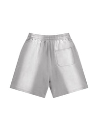 Unisex Sun Fade Distressed Shorts