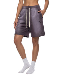 Unisex Sun Fade Distressed Shorts