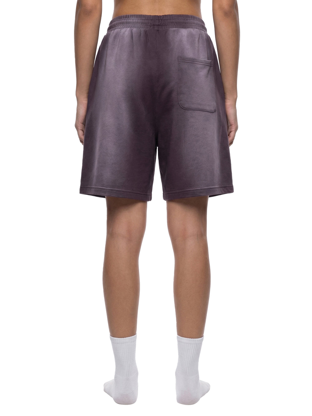 Unisex Sun Fade Distressed Shorts